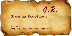 Glovnya Rodelinda névjegykártya